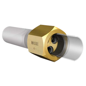 Maric brass flow controller